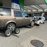 Tractare Land Rover la OMV